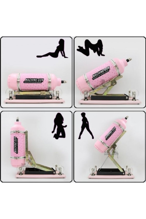 Automatic Sex Machine Gun 5.5-6cm Retractable Telescopic Sex Gun Pink Fucking Machine