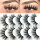 Criss-cross Fake Eyelashes False Eyelashes Natural Long Eyelash Extensions 5 Pairs