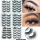 Criss-cross Fake Eyelashes False Eyelashes Natural Long Eyelash Extensions 5 Pairs