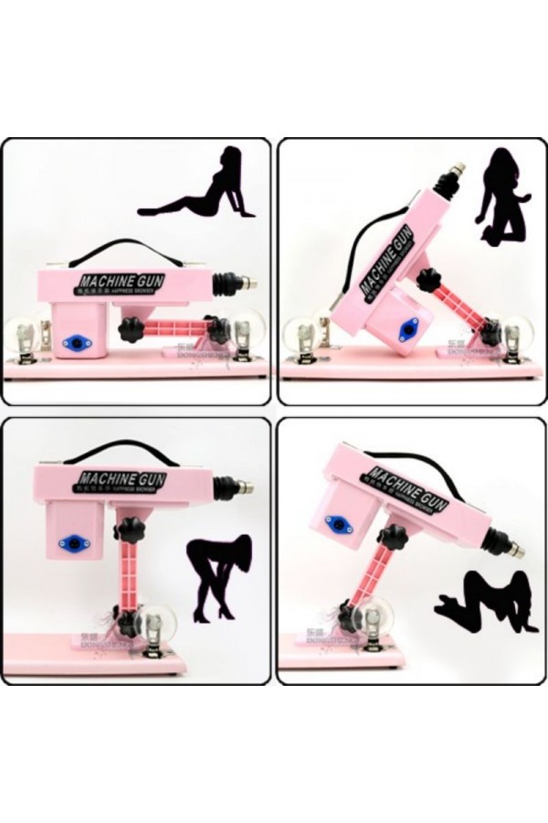 Sex Machine Gun 4.5-5cm Retractable Telescopic Automatic Pink Fucking Machine