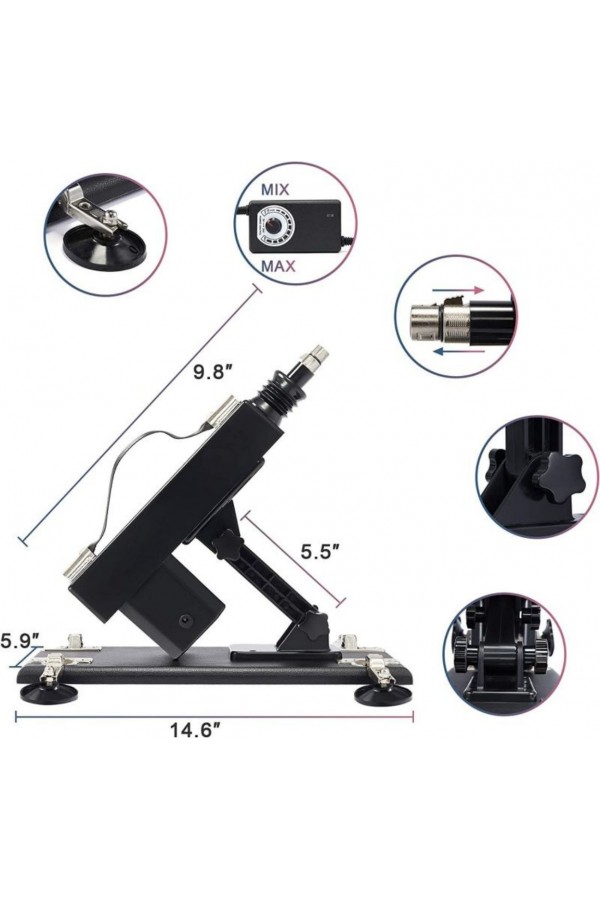 Sex Machine Thrusting Fucking Machine Automatic and Adjustable with Attachments Sex Machine Thrusting Fucking Machine Automatic and Adjustable with Attachments