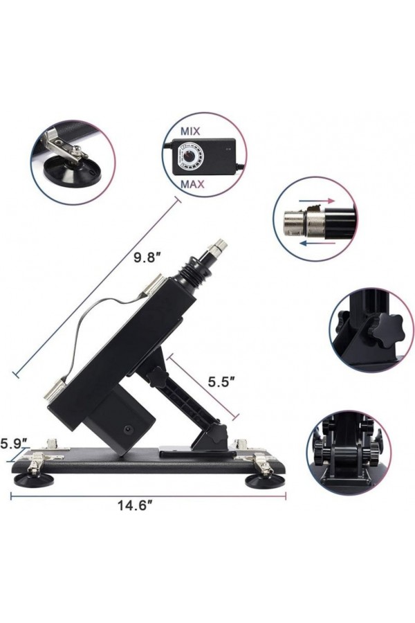 Sex Machine Thrusting Fucking Machine Automatic and Adjustable with Attachments