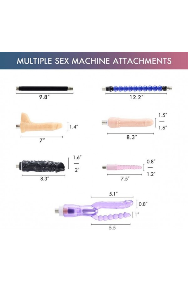 Sex Machine Thrusting Fucking Machine Automatic and Adjustable with Attachments