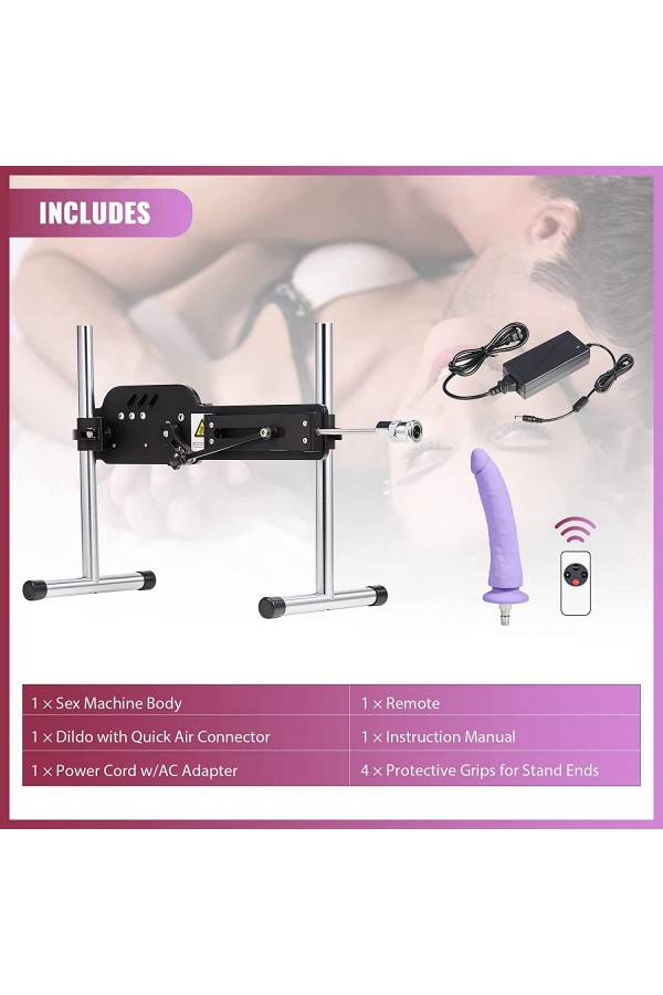 Sex Machine with Remote Control, Automatic Dildo Thrusting Machine Gun